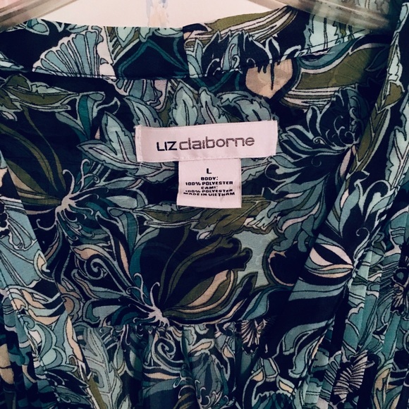 LIZ CLAIBORNE Sheer Blouse - Picture 7 of 8
